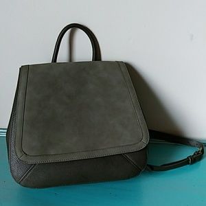 Olive Green Convertible Backpack Purse